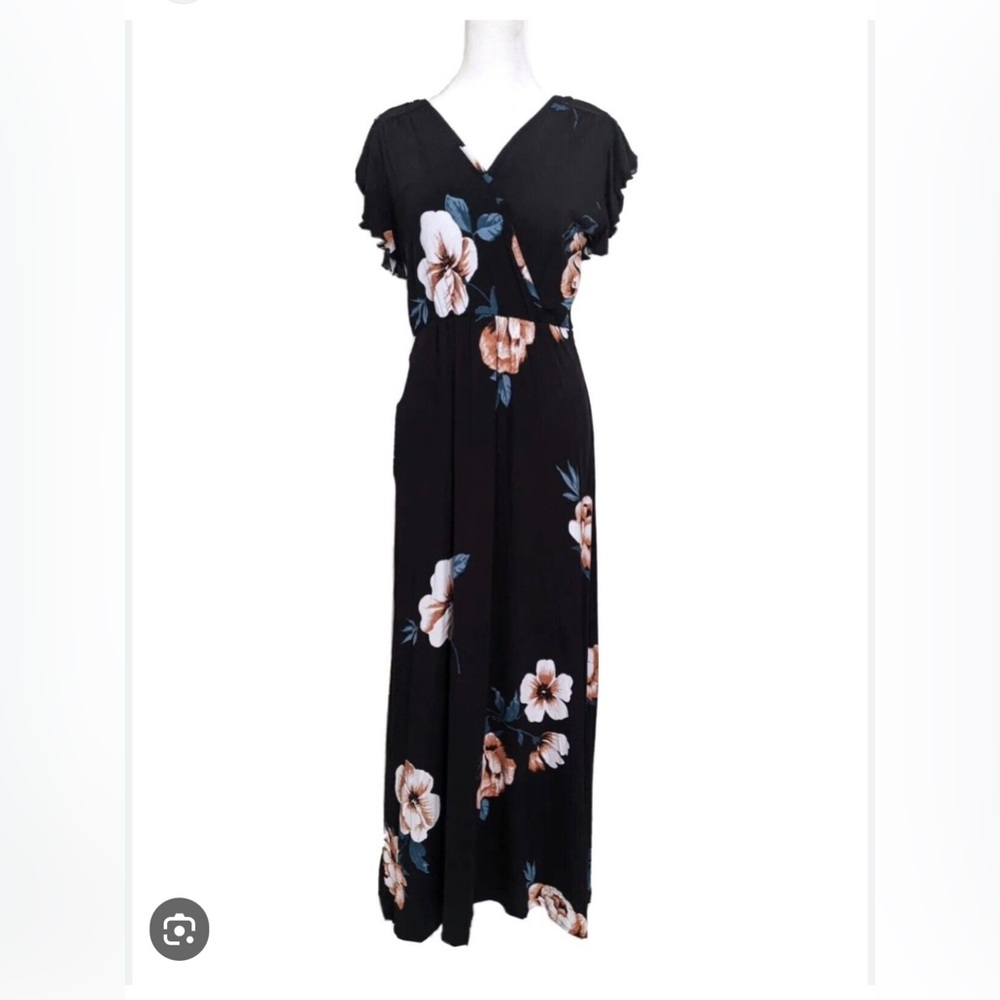 Loveappella Torri Knit Maxi Dress